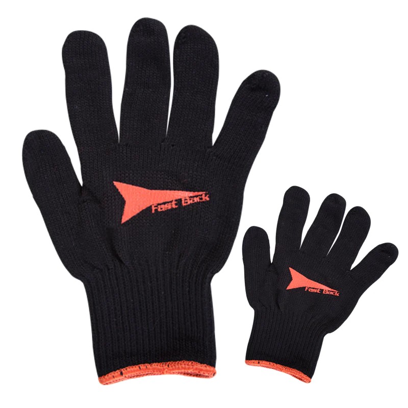 ROPING GLOVES LRG BLK W/BLK