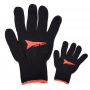 ROPING GLOVE MED BLK W/ ORANGE