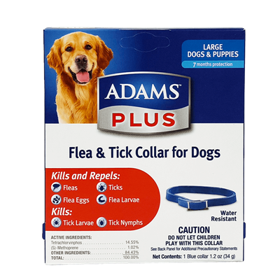 ADAMS PLUS FLEA & TICK COLLAR FOR DOG - LARGE