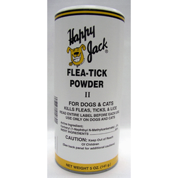 HAPPY JACK FLEA & TICK POWDER (5OZ)