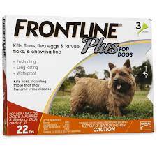 FRONTLINE PLUS FOR DOGS 5-22LB (3MO)