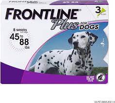 FRONTLINE PLUS FOR DOGS 45-88LB (3MO)