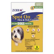 SPOT ON FLEA & TICK CONTROL FOR DOGS OVER 60LB