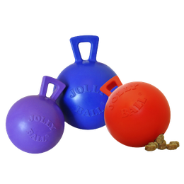 JOLLY PETS JOLLY BALL TUG-N-TOSS 6"