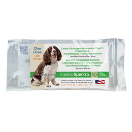 CANINE SPECTRA 10 VACCINE W/ LYME (1 DOSE)