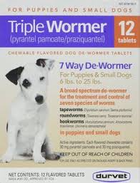 DURVET 7 WAY TRIPLE WORMER FOR DOGS 6-25LB