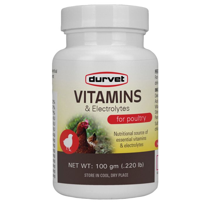 DURVET VITAMINS & ELECTROLYTES (100GM)