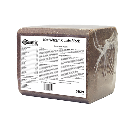 SWEETLIX MEAT MAKER GOAT MINERAL BLOCK