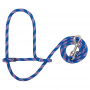 POLY ROPE SHEEP HALTER - ROYAL BLUE/BERRY