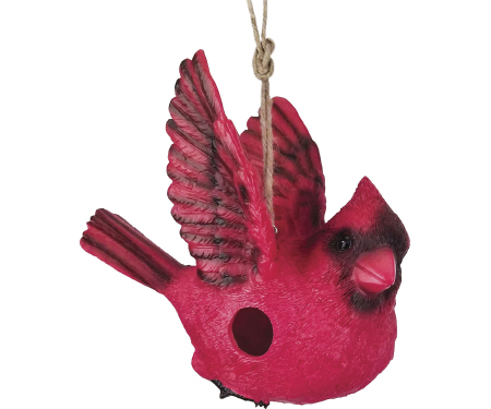 JARRAL CARDINAL BIRDHOUSE