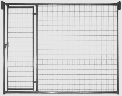 10X6 PRIEFERT PREMIER KENNEL FRONT