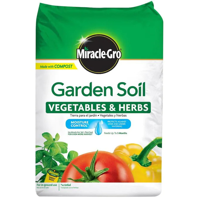 MIRACLE-GRO GARDEN SOIL VEGETABLES & HERBS (1.5CF)