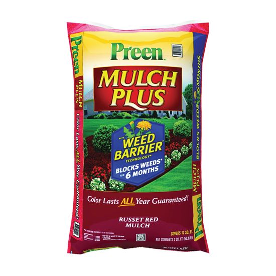 PREEN RUSSET RED MULCH (2CF)