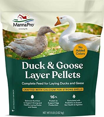 MANNA PRO DUCK & GOOSE LAYER PELLETS 16% (8LB)