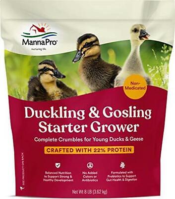 MANNA PRO DUCKLING & GOSLING STARTER GROWER 22% (8LB)