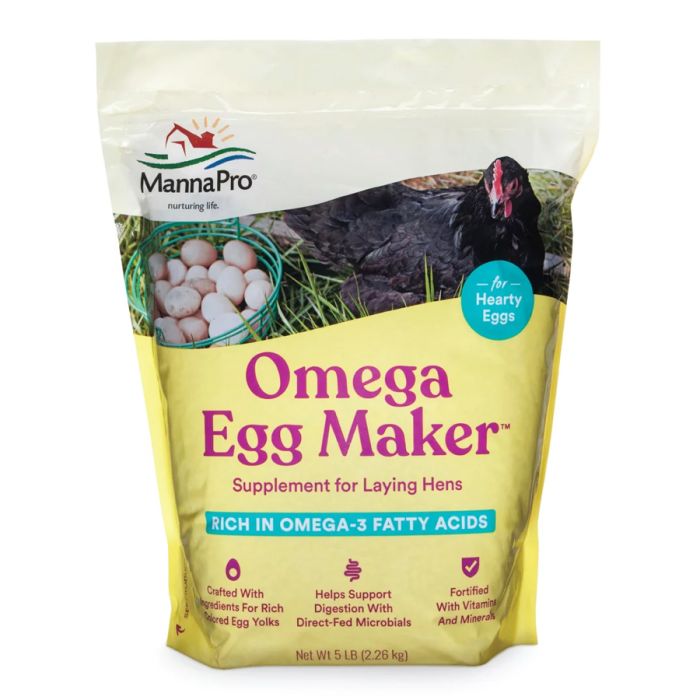 MANNA PRO OMEGA EGG MAKER (5LB)