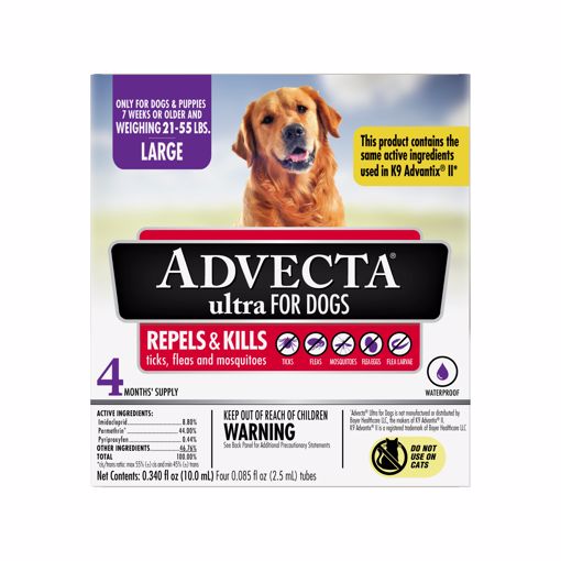 ADVECTA FLEA TREATMENT FOR DOGS 21-55LBS (4CT)