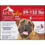 APEX PLUS FLEA TREATMENT FOR DOGS 89-132LBS (3CT)