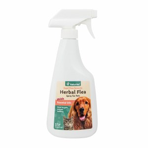 NATUREVET HERBAL FLEA SPRAY W/ ESSENTIAL OILS (16OZ)
