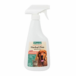 NATUREVET HERBAL FLEA SPRAY W/ ESSENTIAL OILS (16OZ)