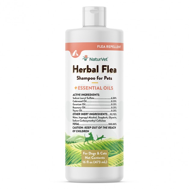 NATUREVET HERBAL FLEA SHAMPOO (16OZ)