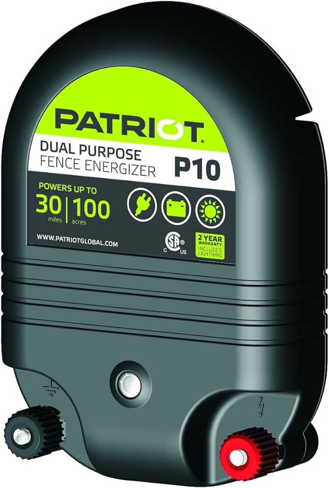 PATRIOT P10 FENCE CHARGER