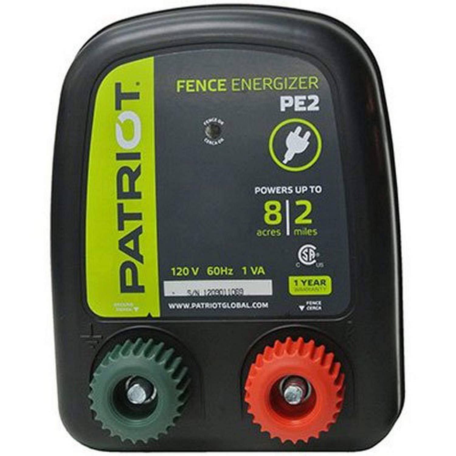 PATRIOT PE2 FENCE CHARGER