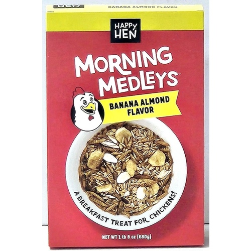 HAPPY HEN MORNING MEDLEY BANANA ALMOND (24OZ)