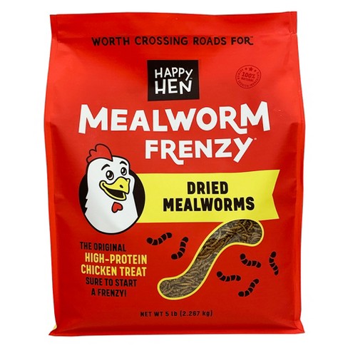 HAPPY HEN DRIED MEALWORMS (5LB)