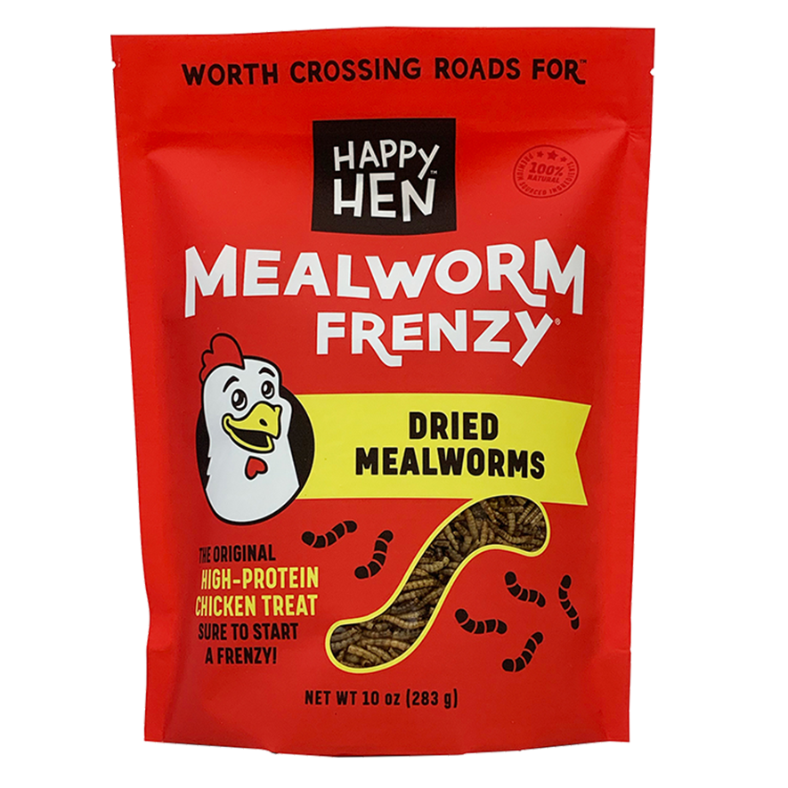 HAPPY HEN DRIED MEALWORMS (10OZ)