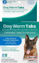 DURVET WORM TABS FOR DOGS OVER 45LB (2CT)