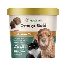 NATURVET OMEGA-GOLD + SALMON OIL SOFT CHEW (90CT)