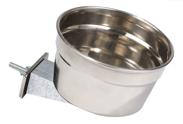 LITTLE GIANT STAINLESS STEEL KENNEL CROCK (10OZ)