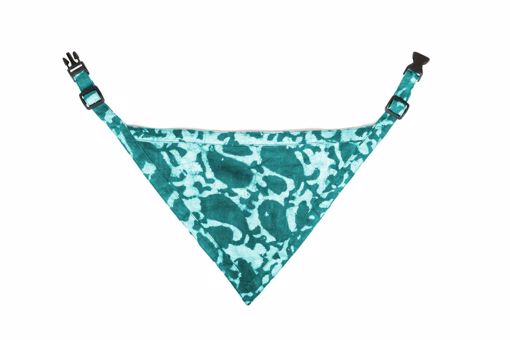 UNBUGZ-IT TEAL DOG BANDANA (MEDIUM)