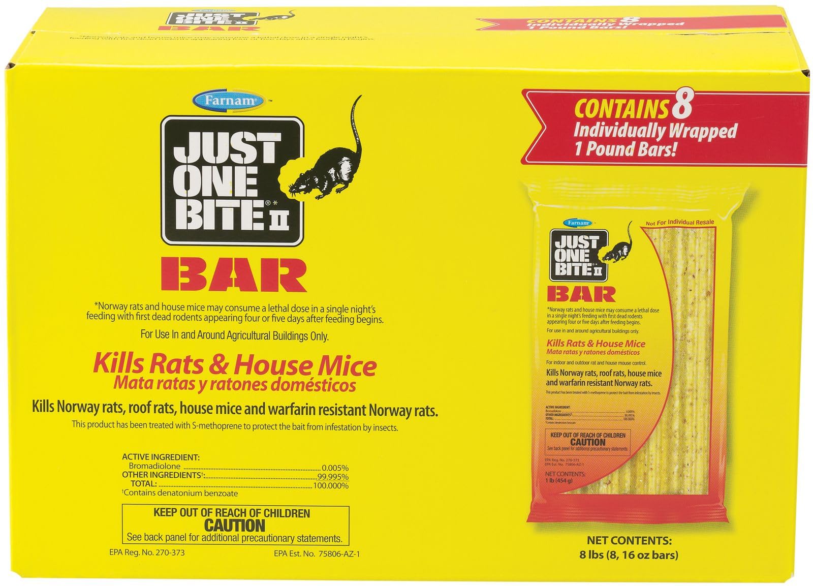 FARNAM JUST ONE BITE II BARS (8PK)