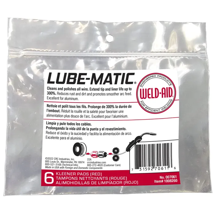 WELD-AID LUBE-MATIC KLEENER PADS