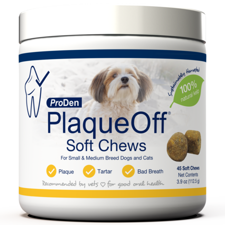 PRODEN PLAQUEOFF SOFT CHEWS - SMALL & MEDIUM BREED (45CT)