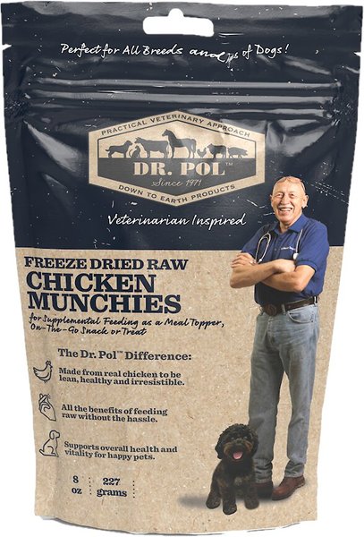 DR. POL FREEZE DRIED RAW CHICKEN MUNCHIES (3.5OZ)