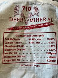 710 DEER MINERAL (20LB)