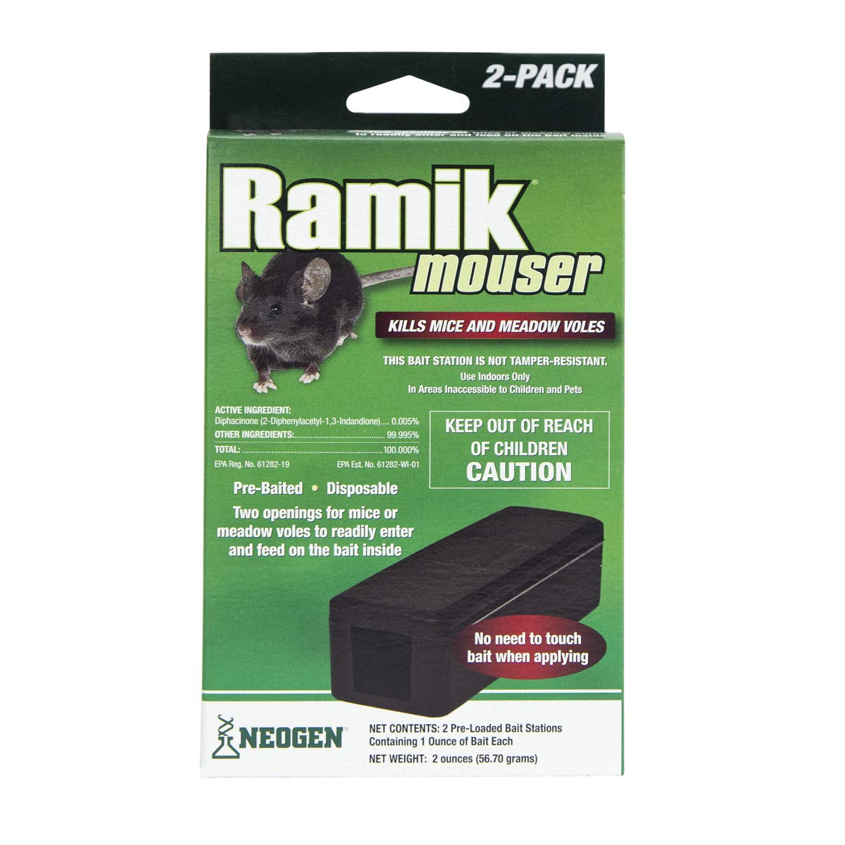 RAMIK MOUSER DISPOSABLE BAIT STATION (2PK)