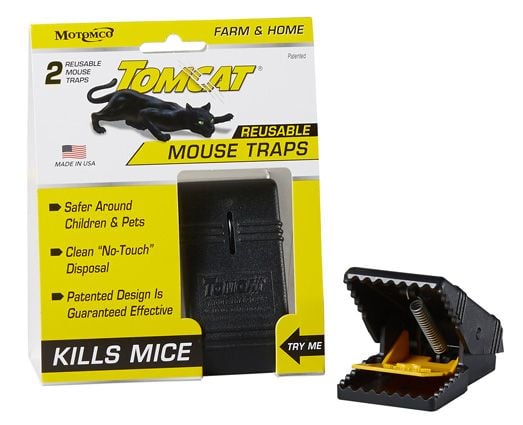 TOMCAT REUSABLE MOUSE TRAP (2PK)