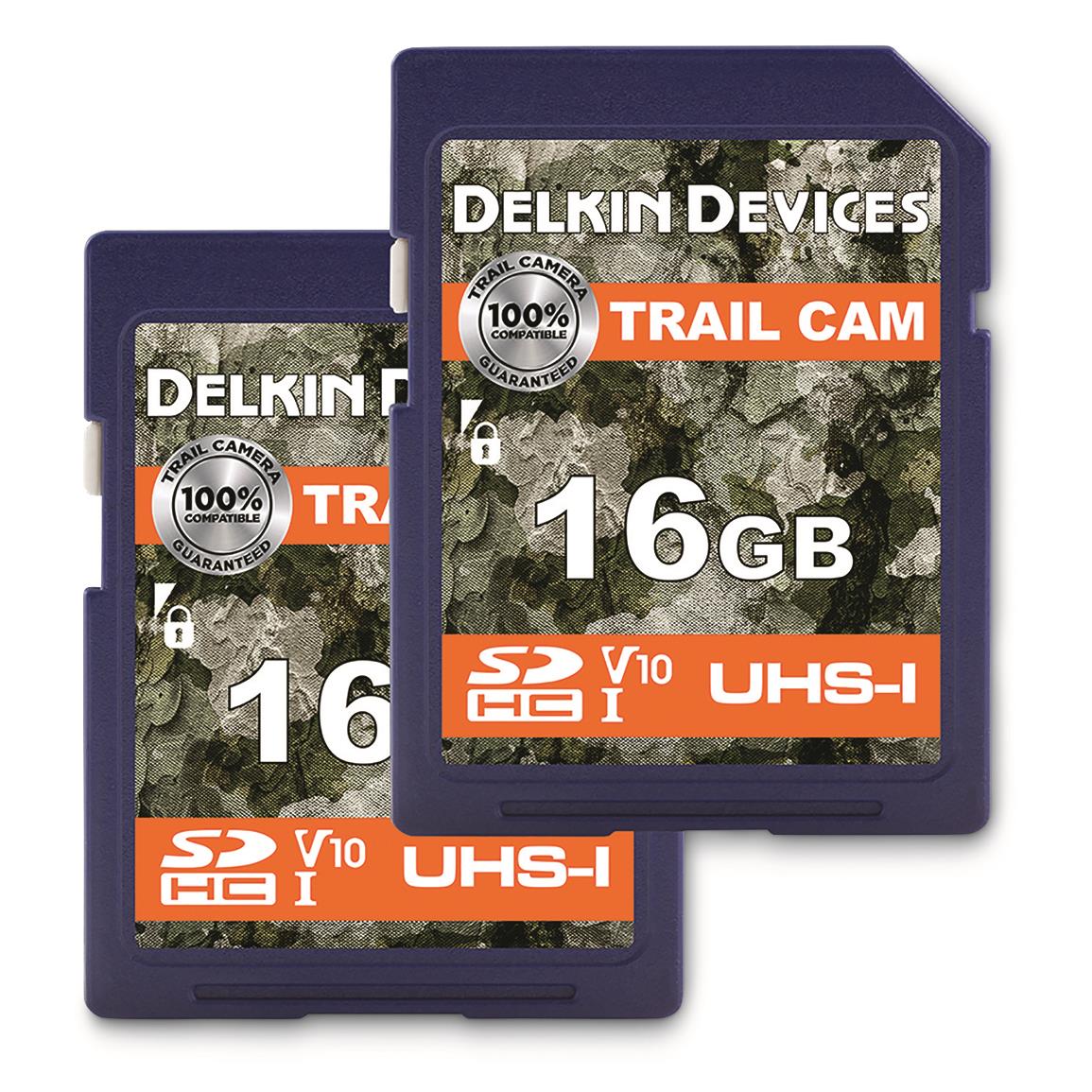 DELKIN TRAIL CAMERA 16GB SD MEMORY CARD (2PK)