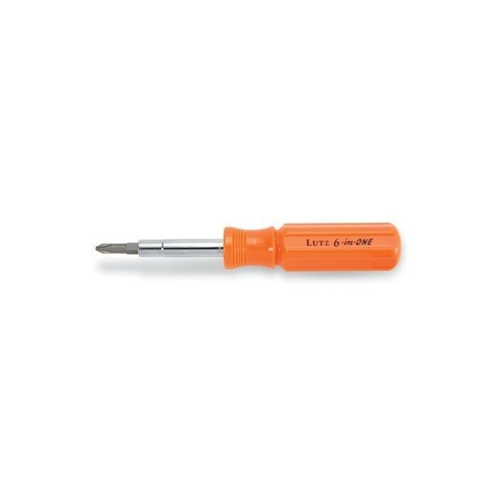 LUTZ 6-IN-1 SCREWDRIVER (ORANGE)