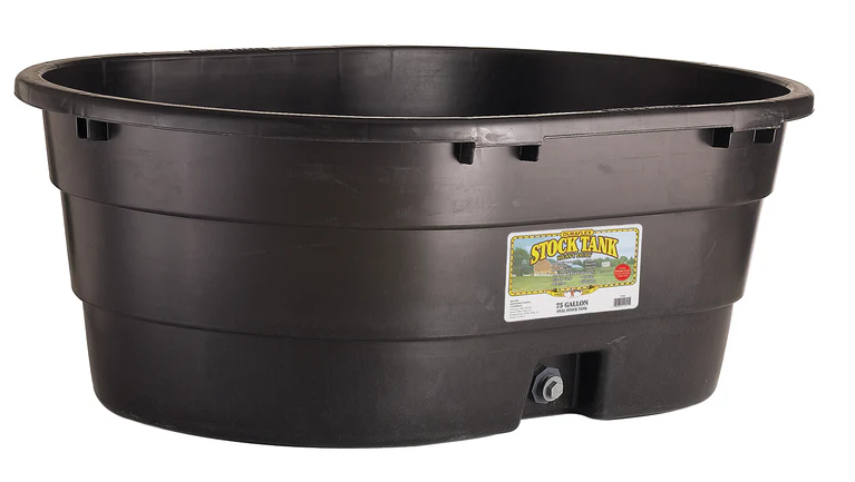 DURAFLEX POLY OVAL STOCK TANK (75 GAL)