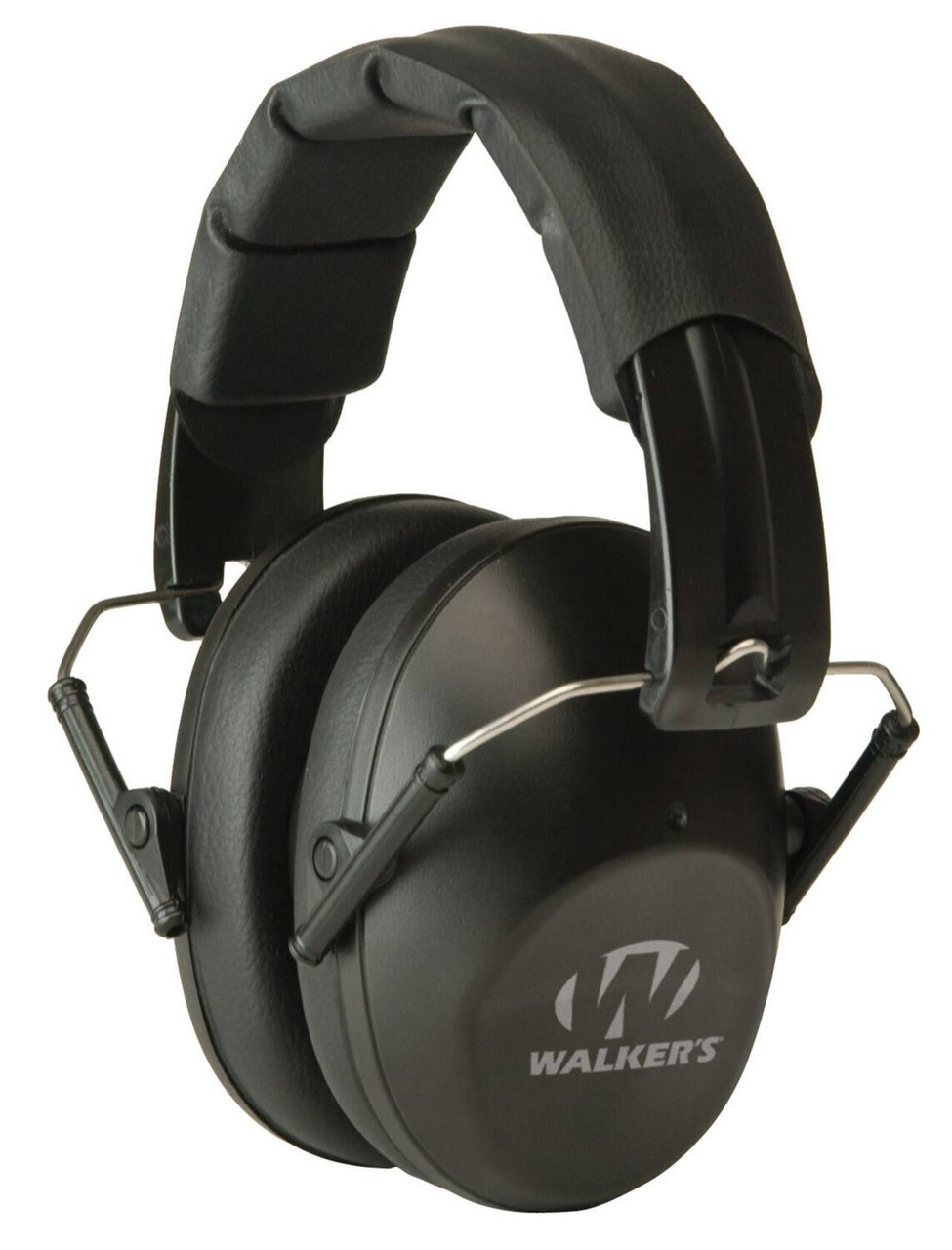 WALKER'S LOW-PROFILE FOLDING PASSIVE EARMUFFS - BLACK