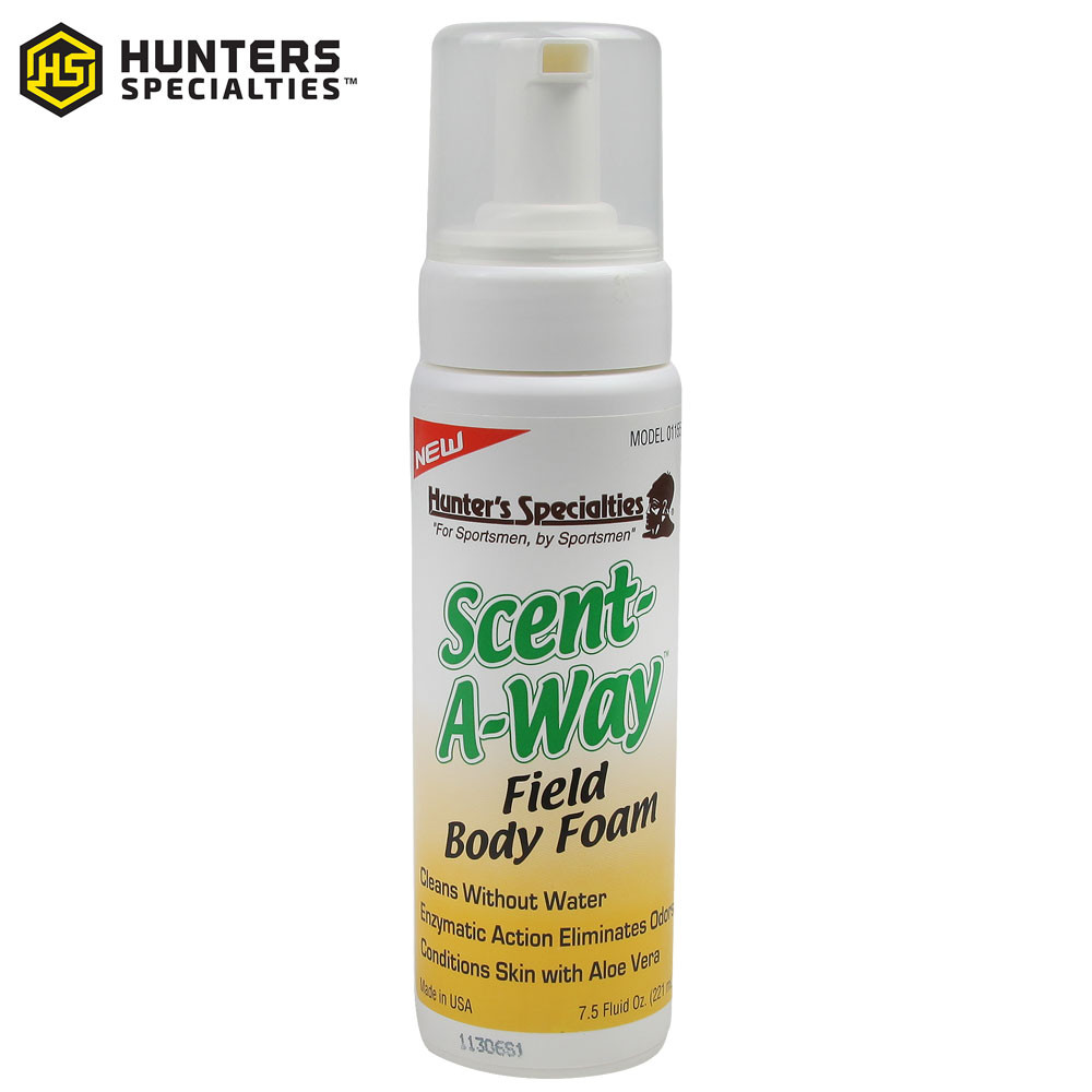 HUNTER'S SPECIALTIES SCENT-A-WAY FIELD BODY FOAM (7.5OZ)