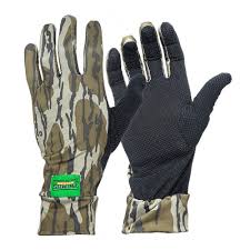 PRIMOS MOSSY OAK BOTTOMLAND STRETCH-FIT CAMO GLOVES