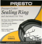 PRESTO PRESSURE COOKER SEALING RING W/ AUTOMATIC AIR VENT (09901)