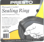 PRESTO PRESSURE COOKER SEALING RING W/ OVERPRESSURE PLUG (09936)