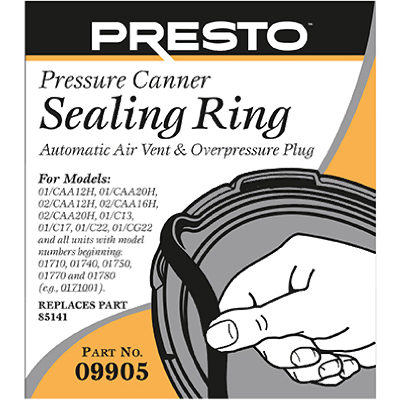 PRESTO PRESSURE COOKER SEALING RING (09905)